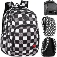 Schulrucksack mit zwei Fächern CoolPack Break 30L CHECKERS
