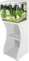 Aquariumkombination Fluval Flex 57 L mit LED Beleuchtung, Filter und Unterschrank weiß