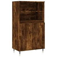 vidaXL Highboard Räuchereiche 60x36x110 cm Holzwerkstoff