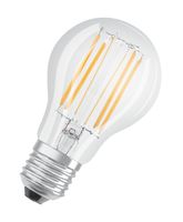 OSRAM LED BASE Classic A75, klare Filament LED-Lampen aus Glas für E27 Sockel, Birnenform, Warmweiß (2700K), 1055 Lumen, Ersatz für herkömmliche 75W-Glühbirnen, 3er-Box