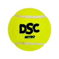 DSC Nitro Junior Senior Light Tennis Cricket Ball (Green, Pack of 6)| Leather | Suitable for Practice Game | Training | Hard Court | Grass