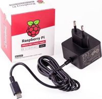 oficiálny napájací zdroj Raspberry Pi USB-C 5,1 V / 3,0 A, EÚ, čierny
