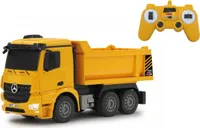 JAMARA Sklápacie vozidlo Mercedes Arocs - Sklápacie vozidlo - Elektromotor - 1:26 - Pripravené na prevádzku (RTR) - Žlté - 6 rokov