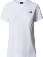 The North Face W S/S Simple Dome Tee Tnf White Tnf White Xl