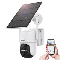 Choetech Kamera Wifi Z Aplikacją Sterującą Android/Ios + Panel Słoneczny 5W (Asc005)