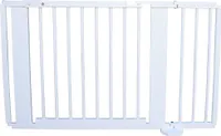 Absperrgitter Türschutzgitter Treppenschutzgitter massiv weiss 119cm