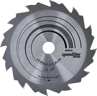 Pilový kotouč pro okružní pily Bosch Speedline Wood 160x20 mm Z 12
