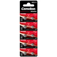 Knopfzelle CAMELION, AG11, 1,5V, Alkaline, 10er-Blister