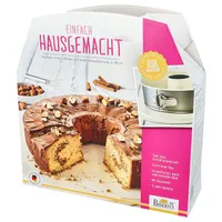 IRKMANN Springform mit zwei Böden Ø 28 x H 9 cm, Mit Flach- und Rohrboden, Extra Hoher Rand, Antihaf