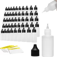 50 x 30 ml Oputec Liquid-Flaschen mit Tröpfler + 50 Beschriftungsetiketten