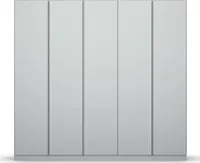 Kleiderschrank Drehtürenschrank Monostar | 5-türig | seidengrau 226 x 210 x 54