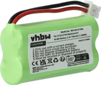 vhbw Akku kompatibel mit Siemens Gigaset A240 DUO, A160, A150, A24, A240, A165, A16, A165 Trio schnurlos Festnetz Telefon (700 mAh, 2,4 V, NiMH)