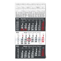 3 Monatskalender 2024 Wandkalender mit Schieber - 3-Monatskalender ohne Werbung | Bürokalender Monatsübersicht drei Monate mit Jahresübersicht | Großformat 56x30 cm (gefalzt!)