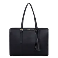 Mofut Handtasche Große Business Handtasche Damen Leder Schultertasche Arbeit Schule, Bürotasche Damen 15 Zoll Notebooktasche mit 3 Fächern