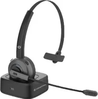 CONCEPTRONIC Headset Wireless Bluetooth mit Ladestation   sw