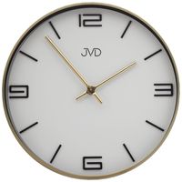 JVD HB28 Wanduhr Quarz analog eckig grau