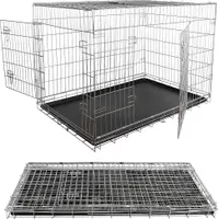 Prepravný box pre psov Skladacia prepravná klietka pre psov XXL 120x80,5x75cm-48"