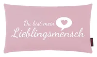 Dekokissen Lieblingsmensch 30 x 50 cm,  Rosa