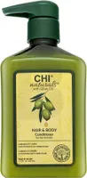 CHI Naturals with Olive Oil Hair & Body Conditioner Conditioner für Haare und Körper 340 ml
