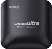 Ezcap326C 4K HDMI-Video-Capture-Karte, Game-Capture-Live-Übertragungsbox, maximale Unterstützung 2160p-Loop-Out, Spielaufzeichnung Echtzeit-Live-Übertragung, Schwarz