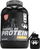Formel 90 Protein 3000 g Dose - 120 Portionen Eiweiß + GRATIS Powderbank, Geschmack: Banana Split