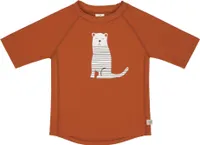 Lässiges Badeshirt mit UV-60-Schutz, Kurzarm-Rashguard – Tigerrest – 3–6 Monate – Größe 62–68