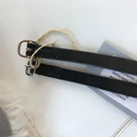 Döbert Sporenriemen Leder schwarz mit silberner Schnalle