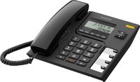 ALCATEL Temporis 56 - stolní telefon s numerickým displejem a hlasitým odposlechem, 4 pamětí přímé volby, opakovaná volba posledních 5 volených čísel