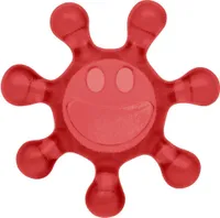 Koziol Drehverschlussöffner SUNNY, Thermoplastischer Kunststoff, transparent rot (7,1 x 7,1 x 1,5 cm)