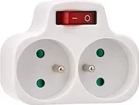 Arcotec 2-Steckdosen-Splitter