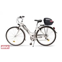 Givi Fahrrad und EBike Topcase BICI schwarz, 306 mm x 222 mm x 330 mm, max. 2 kg Zuladung