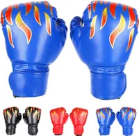 Kinder Boxhandschuhe, Kickboxhandschuhe mit Klettschluss Klein Box-Handschuhe für Kinder von 3-10 Jahre Training Gloves 6 Unzen zum Kampfsport, MMA, Muay Thai, Kickboxen