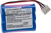vhbw Akku Ersatz für Mindray LI13S001A, 3ICR18/65, 115-037896-00, 022-000122-00 für Medizintechnik (2600 mAh, 11,1 V, Li-Ion)