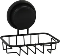 MSV Mega Saugnapf BLACK  SEIFENSCHALE