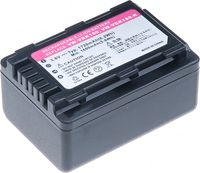 Batéria T6 Power pre videokameru Panasonic VW-VBK180, Li-Ion, 3,6 V, 1720 mAh (6,2 Wh), čierna
