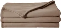 POLECO Fleecedecke TAUPE 220