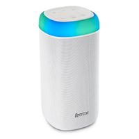 Hama Shine 2.0 LED weiß Mobiler Lautsprecher spritzwassergeschützt 30W Bluetooth