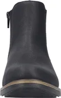 Rieker Damen Chelsea Boot elegante Stiefelette Stretch Blockabsatz 72254, Größe:41 EU, Farbe:Schwarz