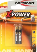 ANSMANN 1510-0005 Bateria alkaliczna AAAA, X-Power, 2 sztuki w opakowaniu