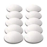 Schramm® SONDERPOSTEN 10 Stück Türpuffer weiß  selbstklebend ø 40mm Wandschutz Türstopper Wandpuffer Türdämpfer