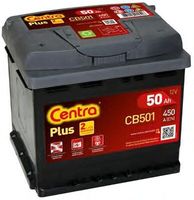 Autobatterie CENTRA 12 V 50 Ah 450 A/EN CB501 L 207mm B 175mm H 190mm NEU