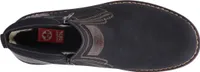 Rieker Herren Stiefelette Boots Reißverschluss Winterboots Warmfutter 37770, Größe:44 EU, Farbe:Schwarz