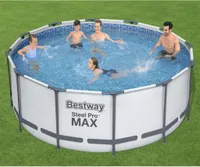 Ankonbej Bestway Steel Pro MAX Swimmingpool-Set Rund 366x122 cm