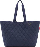 reisenthel classic shopper XL, Einkaufstasche, Tragetasche, Rhombus Midnight Gold, 26 L, DL4110