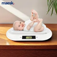 Maesk® Babywaage flach digital bis 20kg - Baby Waage - Stillwaage - Babyscale - Säuglingswaage - Kinderwaage - Tierwaage