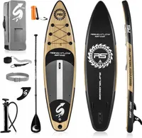 SereneLife Stand Up Paddling Board Set, SUP Board Komplettes Zubehör, Stand Up Paddle Board für Kinder & Erwachsene, Surfbrett & Tragetasche