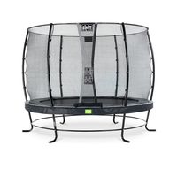 EXIT Elegant Trampolin ø305cm mit Economy Sicherheitsnetz - schwarz