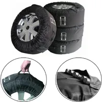 AUDEW Reifentasche B68082 (4-tlg), 16-20 Zoll Auto Reifentaschen, 210T  Polyester Reifenabdeckung Reifen Schutzhülle Satz Wasserdicht 123x49.7cm