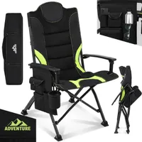 ONBEST Campingstuhl faltbar | 150 kg | inklusive Tragetasche | Rückentasche | Stahlgestell | Wasserabweisend