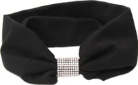 Haarband mit Strass Schwarz